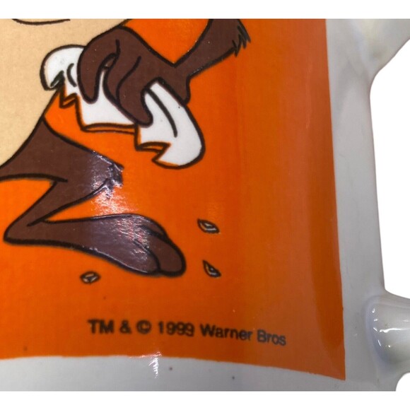 Warner Bros Taz Tasmanian Devil Looney Tunes Coffee Mug Cup WB Vintage 1999 - Picture 9 of 9
